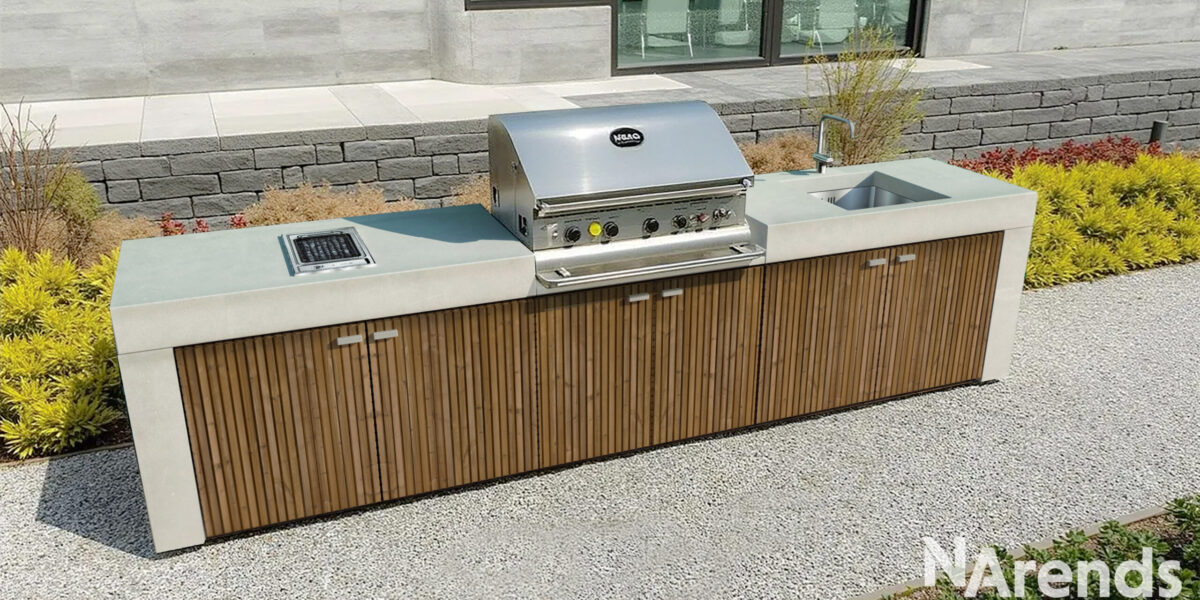 Visualisatie BBQ meubel